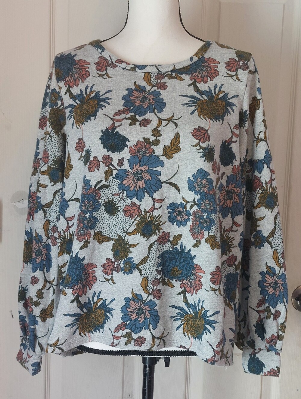 Anthropologie DOLAN Fall Autumn Cotton Blend Sweatshirt Size XL